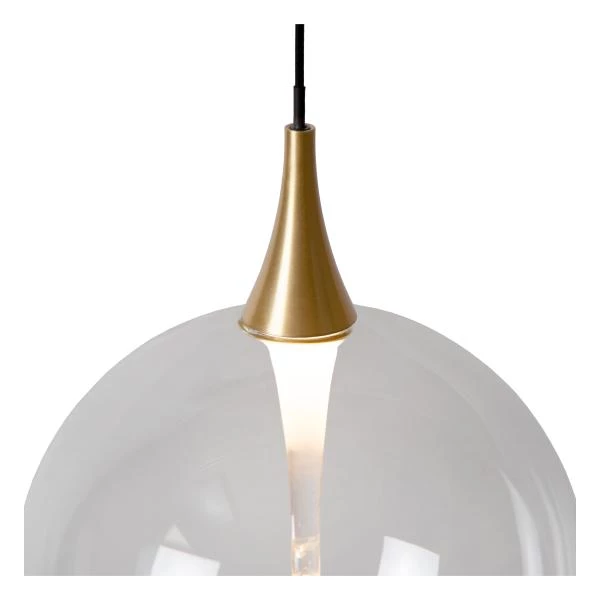 Lucide Premium GISELA - Pendant light - Ø 16 cm - LED - 1x5W 2700K - Transparant - detail 2